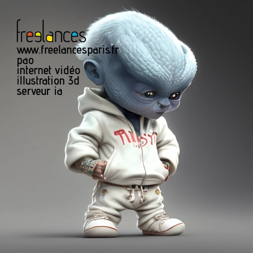 Pao mise en page internet vidéo illustration 3d serveur image IA générative AI freelance paris studio de création magazines 95HQFFA1